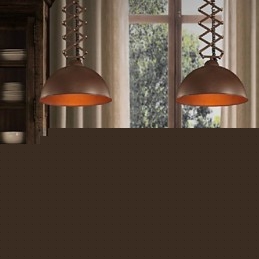 Lamp Shade Μαύρος σφυρήλατο σίδηρος εύκαμπτος πολυέλαιος Βιομηχανική αποθήκη Καπάκι Καπάκι απόχρωση Πολυέλαιος