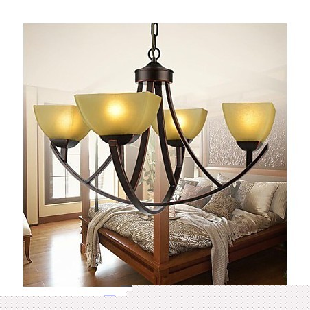 Chandelier 4 Lights Traditional Classic Vintage Metal Chandelier 4 Lights Traditional Classic Vintage Metal