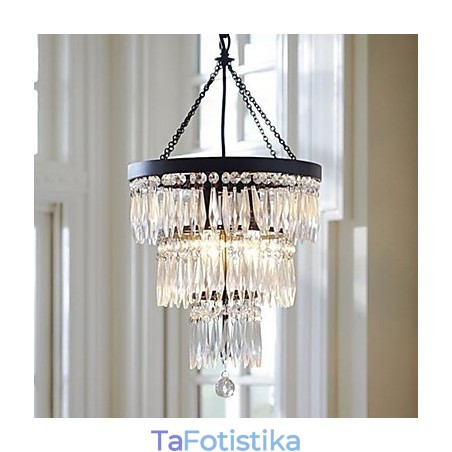 Μενταγιόν 3 Ελαφριά Μοντέρνα Elegant Μεταλλική Πίνακας Κρυστάλλων Μενταγιόν 3 Ελαφριά Μοντέρνα Elegant Μεταλλική Πίνακας Κρυστάλλων