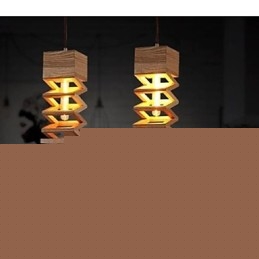 Κρεμαστά φωτάκια Country Wood Bamboo