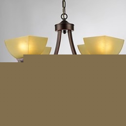 Chandelier 4 Lights Traditional Classic Vintage Metal