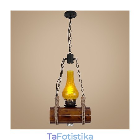 Κρεμαστό μονόκεφαλο Bar Of The Retro Solid Wood Κρεμαστό μονόκεφαλο Bar Of The Retro Solid Wood