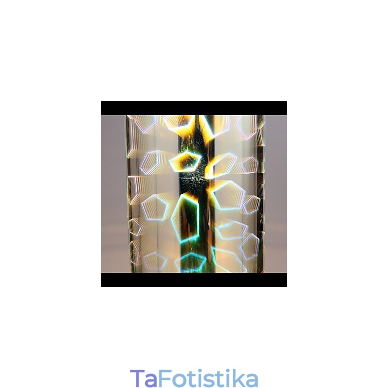 Dream Laser Engraving Επιχρωμιωμένο φωτιστικό 3 ίσιο