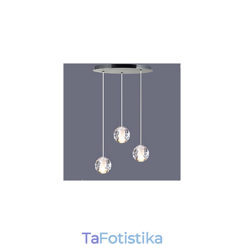 Crystal Glass Chandelier Hail 3B