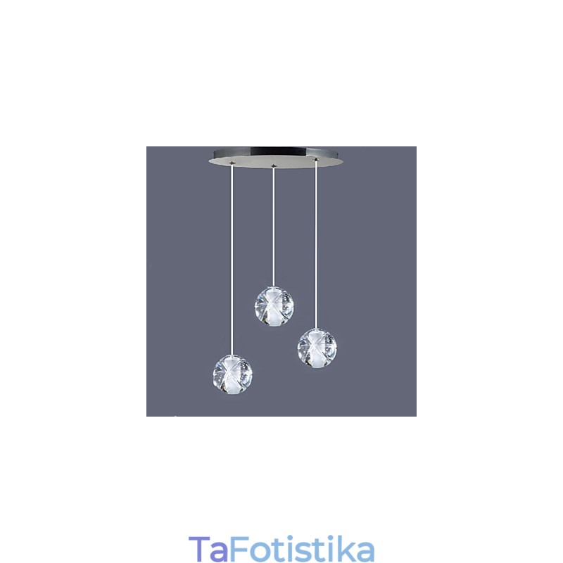 Crystal Glass Chandelier Hail 3B