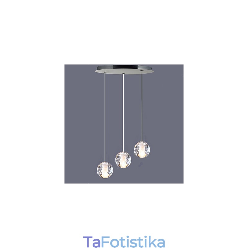 Crystal Glass Chandelier Hail 3B