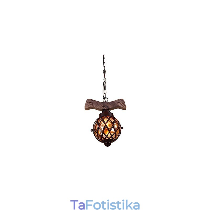 Πολυέλαιος Κρεμαστό Φωτιστικό Mini Style Traditional Classic Country Globe