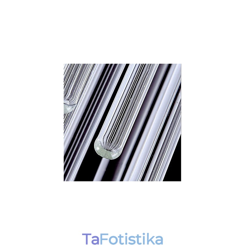 Μοντέρνο 3φωτο μενταγιόν με γυάλινη ράβδο