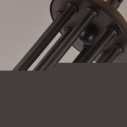Παραδοσιακός κλασικός ρετρό μίνι μεταλλικός πολυέλαιος ζωγραφικής