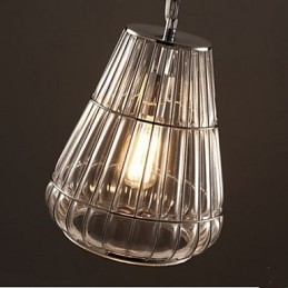 Κρεμαστό φωτιστικό American Style Glass Industrial Wind Cafe