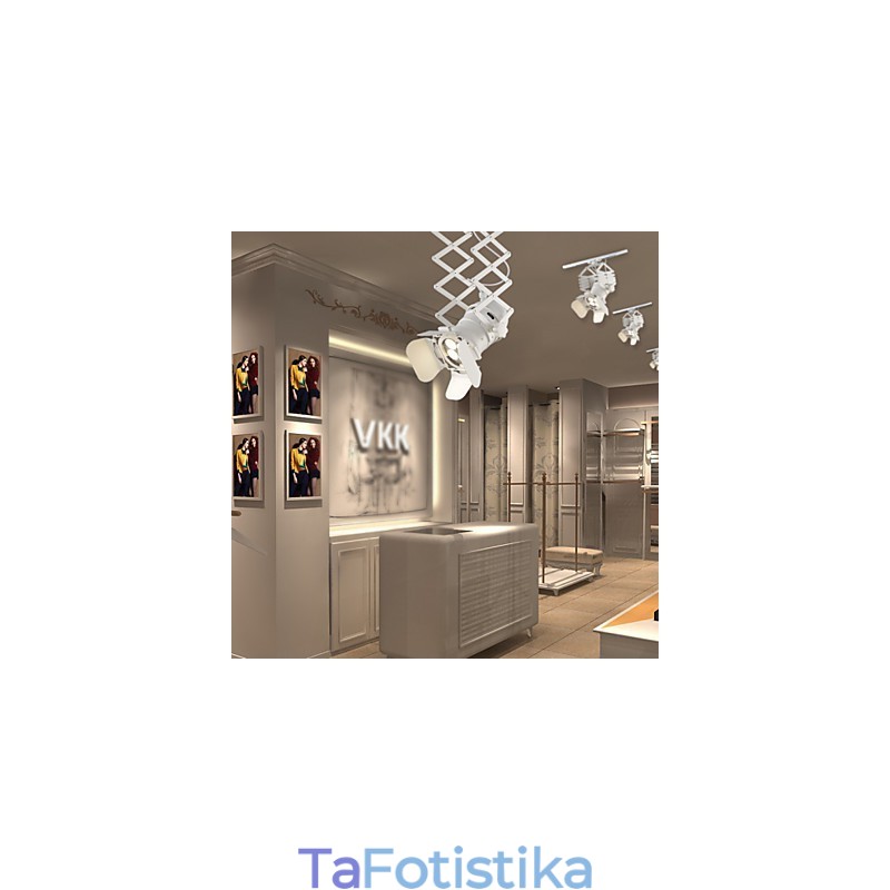 Retro Mini Style Painting Μεταλλικό Κρεμαστό Φωτιστικό Γκαράζ
