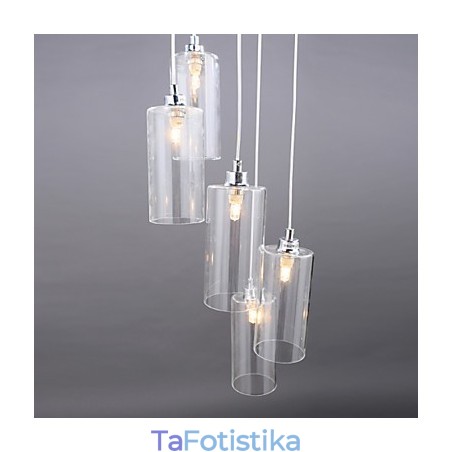 Φωτιστικό Clear Glass Simple Modern Creative Φωτιστικό Clear Glass Simple Modern Creative