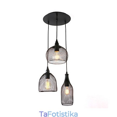 Κρεμαστά φωτιστικά Mini Style Rustic Lodge Retro Country Garage Metal Κρεμαστά φωτιστικά Mini Style Rustic Lodge Retro Country Garage Metal