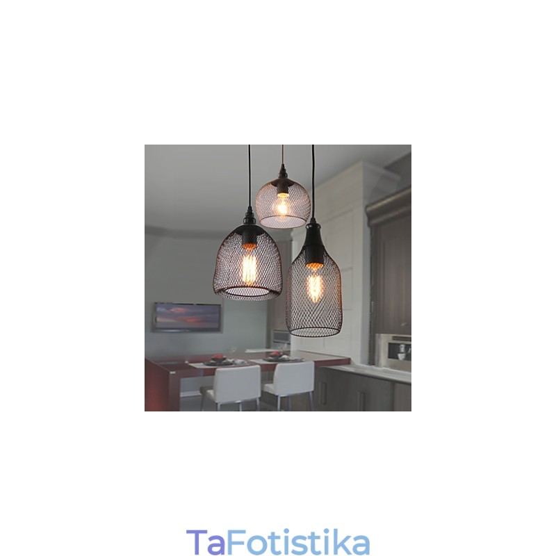 Κρεμαστά φωτιστικά Mini Style Rustic Lodge Retro Country Garage Metal