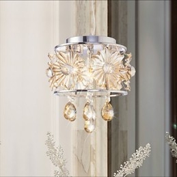 Μοντέρνο Clear Sphere Luster Crystal Πολυέλαιος Φωτιστικό Οροφής Διακόσμηση σπιτιού Κρεμαστό φωτιστικό φωτιστικό