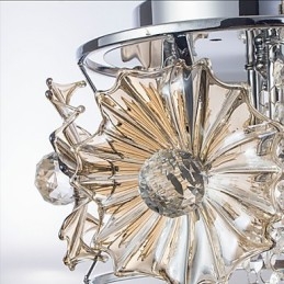 Μοντέρνο Clear Sphere Luster Crystal Πολυέλαιος Φωτιστικό Οροφής Διακόσμηση σπιτιού Κρεμαστό φωτιστικό φωτιστικό
