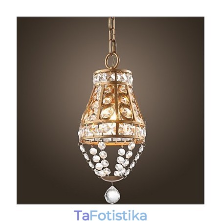 American Country Crystal Chandelier Πολυέλαιος τέχνης ρετρό βεράντας American Country Crystal Chandelier Πολυέλαιος τέχνης ρετρό βεράντας