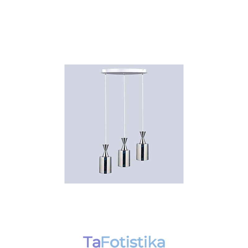 Dream Laser Engraving Επιχρωμιωμένο φωτιστικό 3 Δίσκος