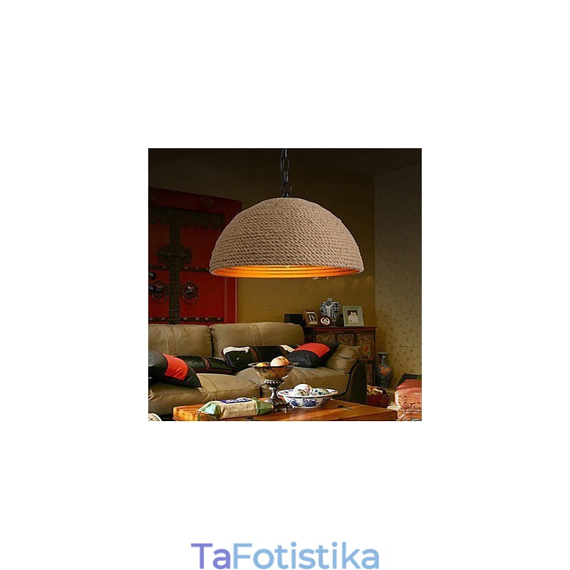 Vintage σφυρήλατο σίδερο πολυέλαιος Μια δημιουργική βιομηχανική κάνναβη