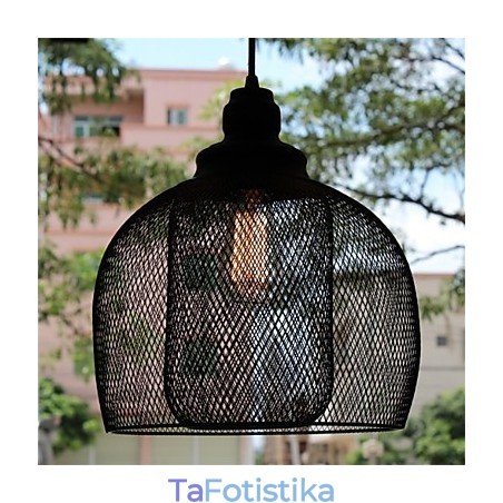 American Retro Birdcage Shape Iron Art Chandelier American Retro Birdcage Shape Iron Art Chandelier