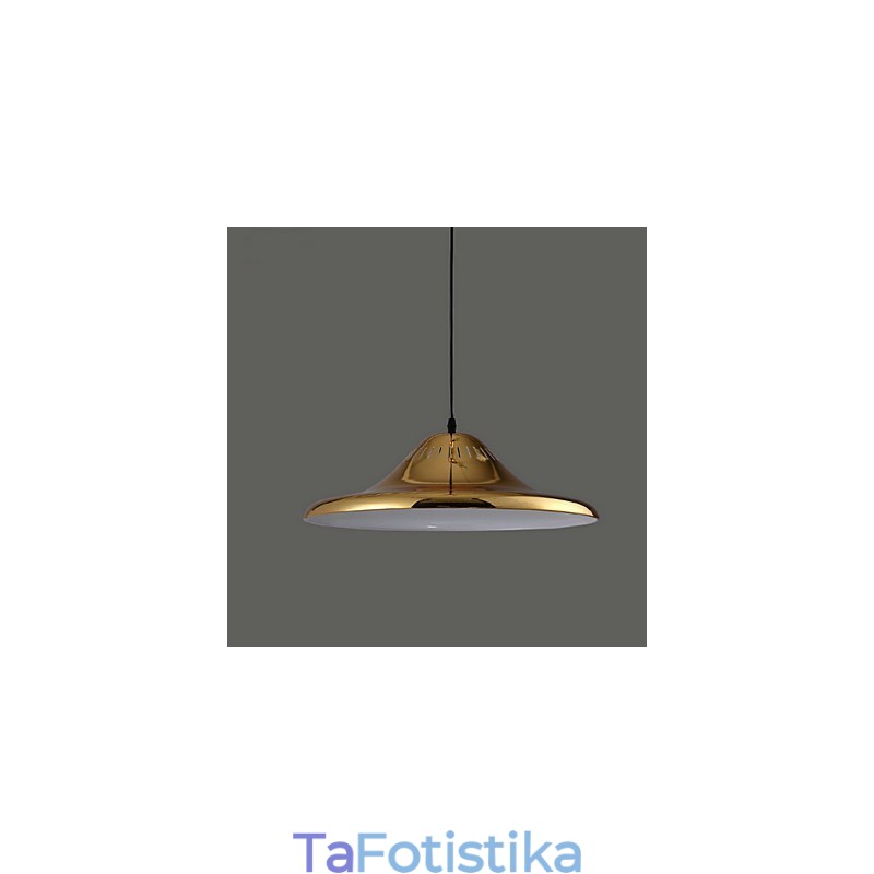 Country Gold Μεταλλικό Κρεμαστό Φωτιστικό Γκαράζ