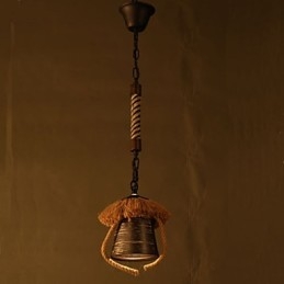 Κεραμικό φωτιστικό American Country Retro Hemp