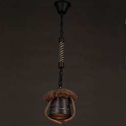 Κεραμικό φωτιστικό American Country Retro Hemp