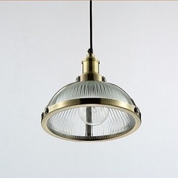 Μικρό κρεμαστό φωτιστικό American Retro Glass Shade