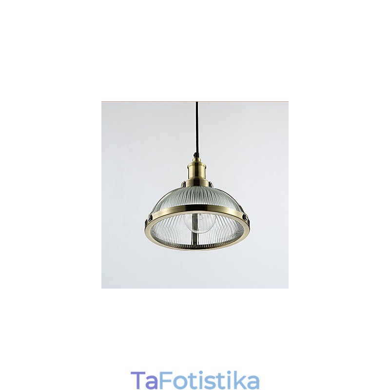 Μικρό κρεμαστό φωτιστικό American Retro Glass Shade