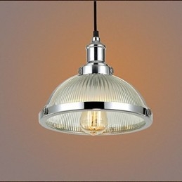 Μικρό κρεμαστό φωτιστικό American Retro Glass Shade