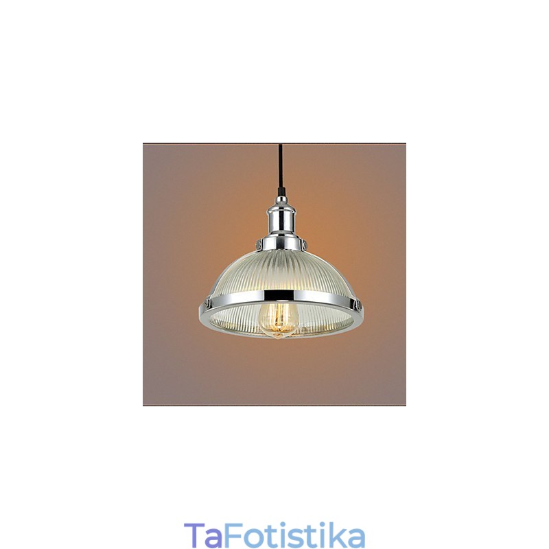 Μικρό κρεμαστό φωτιστικό American Retro Glass Shade
