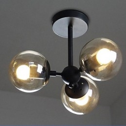 Φωτιστικά οροφής Glass Ball Iron Beanstalk