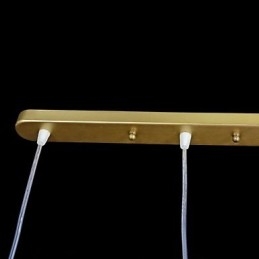Χάλκινο μενταγιόν με τρία φώτα μοτίβο γυαλιού απόχρωση European Retro Classic