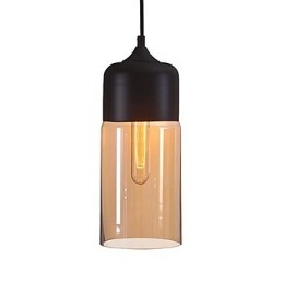 WestMenLights Elegant Bottle Shade Φωτιστικό οροφής DIY Γυάλινο κρεμαστό φωτιστικό Edison Bulb Home