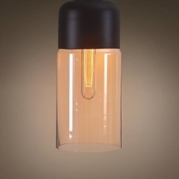 WestMenLights Elegant Bottle Shade Φωτιστικό οροφής DIY Γυάλινο κρεμαστό φωτιστικό Edison Bulb Home