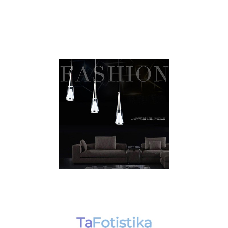 Κρεμαστό Φωτιστικό 3 Φωτιστικών Μοντέρνο Σύγχρονο Μεταλλικό