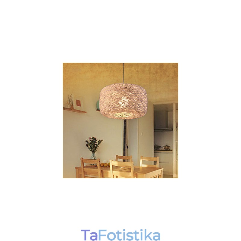 European Fashion Chandelier Modern Minimalist Home Rattan Balls Chandelier