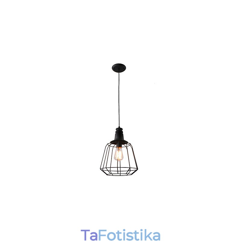 Rustic Lodge Retro Country Mini Ζωγραφική Μεταλλικό Κρεμαστό Φωτιστικό Γκαράζ
