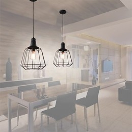 Rustic Lodge Retro Country Mini Ζωγραφική Μεταλλικό Κρεμαστό Φωτιστικό Γκαράζ