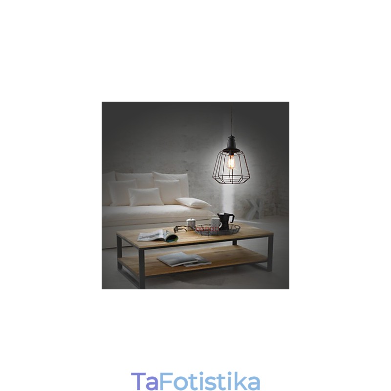 Rustic Lodge Retro Country Mini Ζωγραφική Μεταλλικό Κρεμαστό Φωτιστικό Γκαράζ
