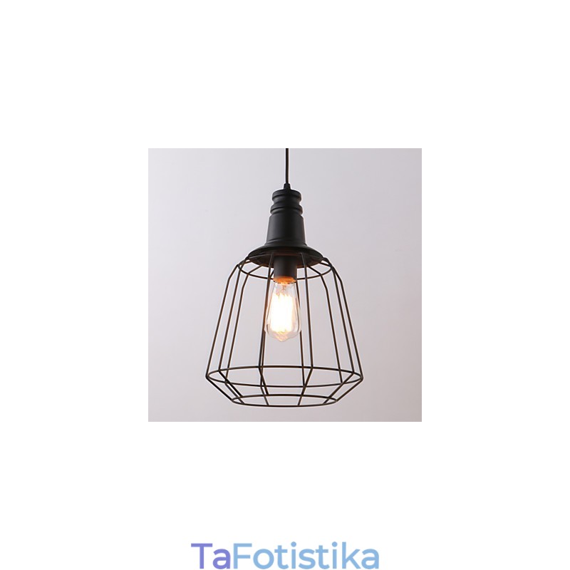 Rustic Lodge Retro Country Mini Ζωγραφική Μεταλλικό Κρεμαστό Φωτιστικό Γκαράζ