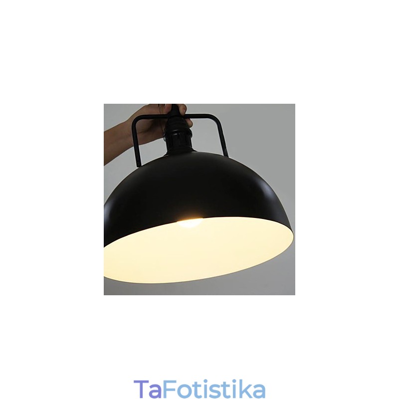 Μεταλλικό κρεμαστό φωτιστικό ζωγραφικής Rustic Lodge