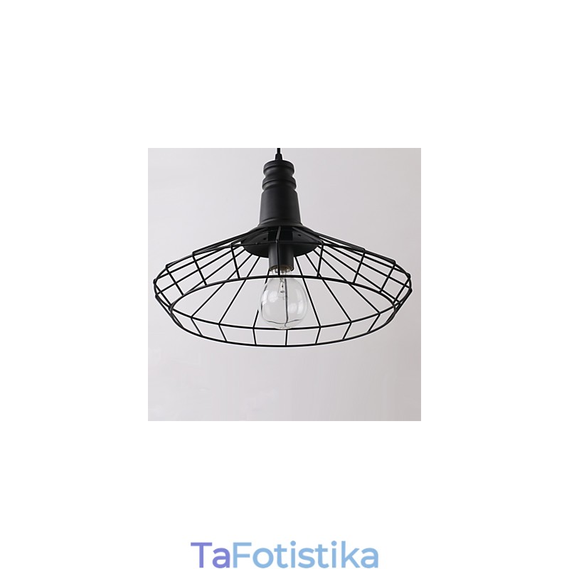 Rustic Lodge Retro Country Mini Ζωγραφική Μεταλλικό Κρεμαστό Φωτιστικό Γκαράζ