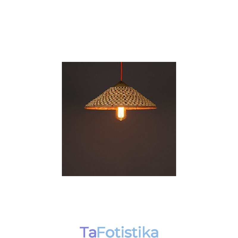 Vintage Farm Straw Bamboo Chandelier Πολυέλαιος Chandelier