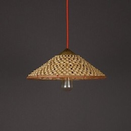 Vintage Farm Straw Bamboo Chandelier Πολυέλαιος Chandelier