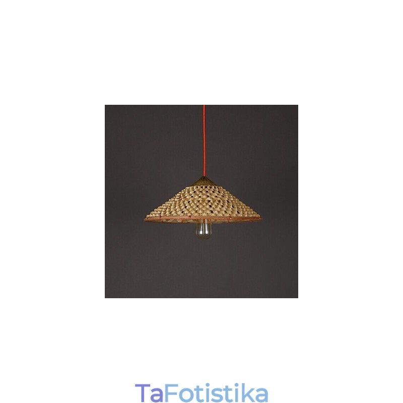 Vintage Farm Straw Bamboo Chandelier Πολυέλαιος Chandelier