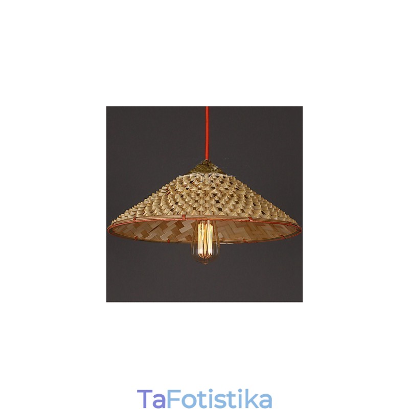 Vintage Farm Straw Bamboo Chandelier Πολυέλαιος Chandelier