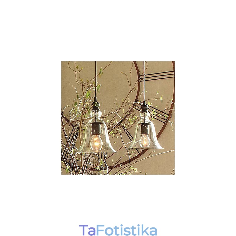 Παραδοσιακό Κλασικό Vintage Μπολ Μίνι Κρεμαστό Φωτιστικό