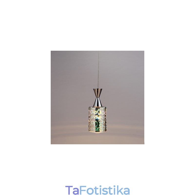 Κρεμαστό φωτιστικό Dream Laser Engraving επιχρωμιωμένο L