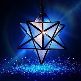 Καλλιτεχνική ατομικότητα 30cm Creative Porch Modern Stars Droplight φωτιστικό